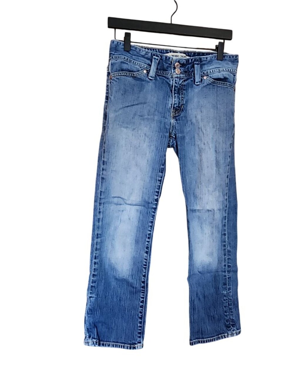 GAP Low Rise Cropped Jeans Womens size 4 light wash